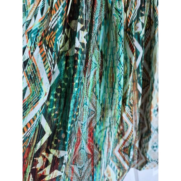 Boston Proper women's dress Ikat new with tags 2015 MSRP $139 red/white/g - Picture 3 of 9